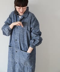 WORK COAT / Jacquard (blue)