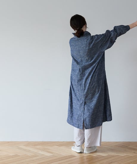 WORK COAT / Jacquard (blue)