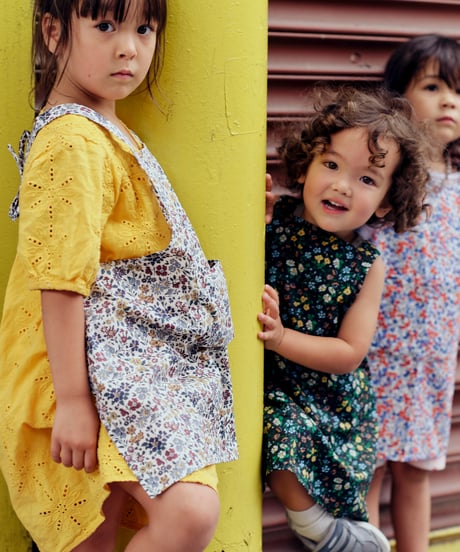 KIDS APRON / LIBERTY Maria (black)