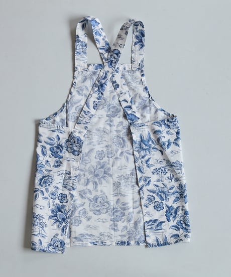 KIDS APRON  / LIBERTY Delft Moragoon (blue)