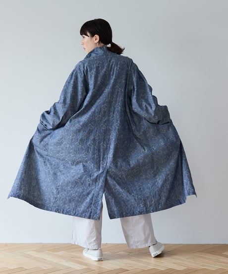 WORK COAT / Jacquard (blue)