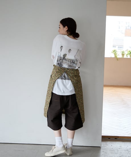 SQUARE APRON (Short) / LIBERTY Chive (green)