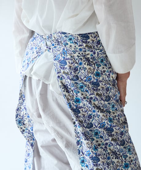 SQUARE APRON / LIBERTY Rachel (blue)