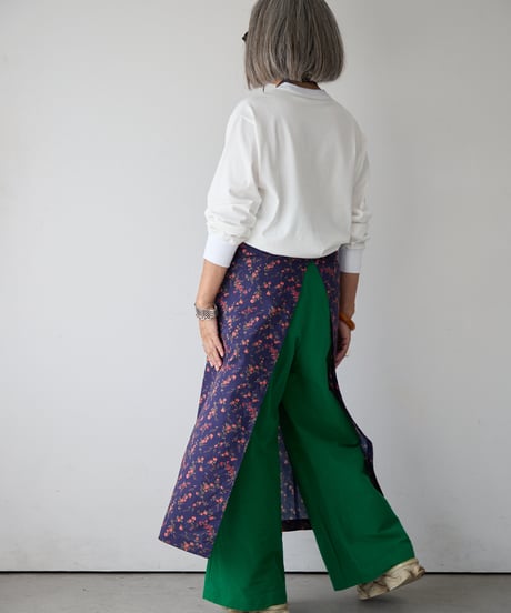 SQUARE APRON /  LIBERTY Elizabeth (navy)