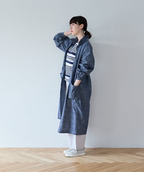 WORK COAT / Jacquard (blue)