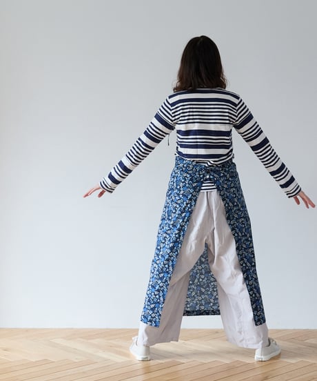 SQUARE APRON / LIBERTY Edinum (navy)