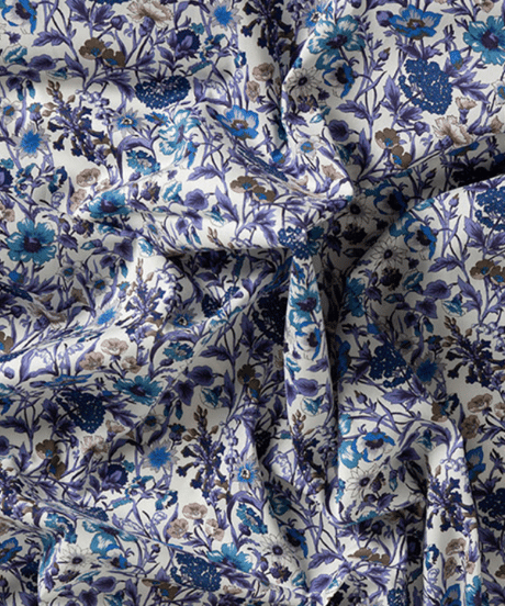 SQUARE APRON / LIBERTY Rachel (blue)