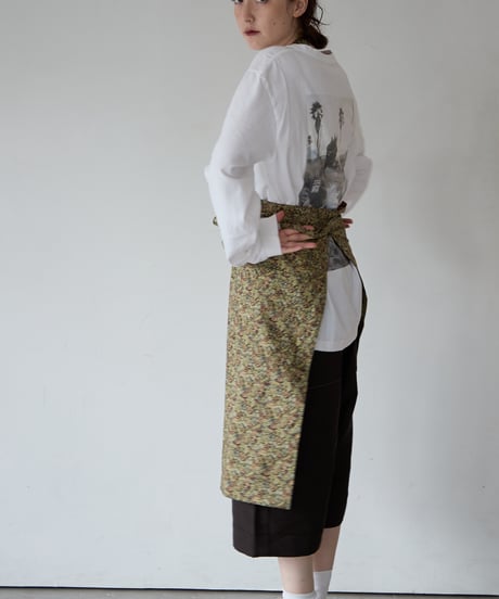 SQUARE APRON (Short) / LIBERTY Chive (green)