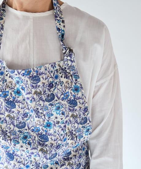 SQUARE APRON / LIBERTY Rachel (blue)