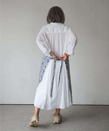 SQUARE APRON (Short) / LIBERTY Rachel (blue)