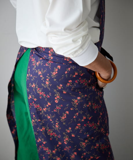 SQUARE APRON /  LIBERTY Elizabeth (navy)