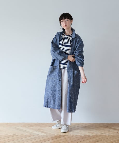 WORK COAT / Jacquard (blue)