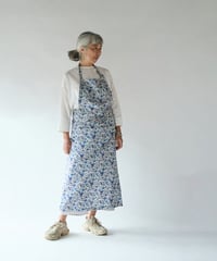 SQUARE APRON / LIBERTY Rachel (blue)