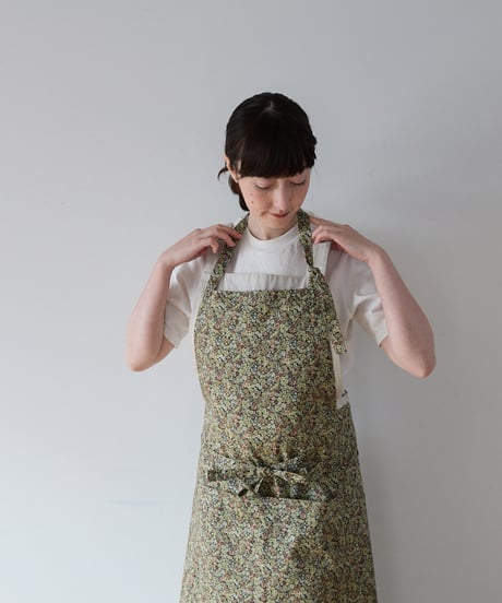 SQUARE APRON / LIBERTY Chive (green)