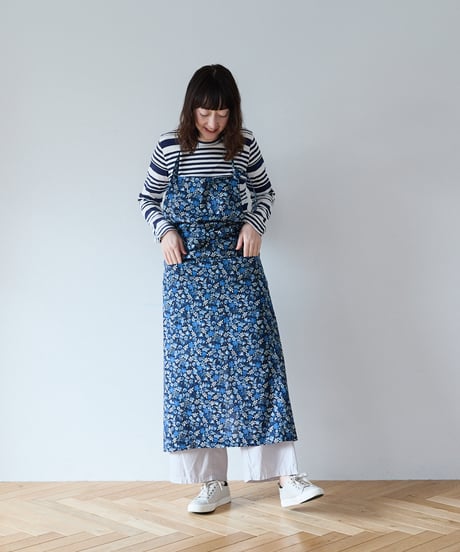 SQUARE APRON / LIBERTY Edinum (navy)