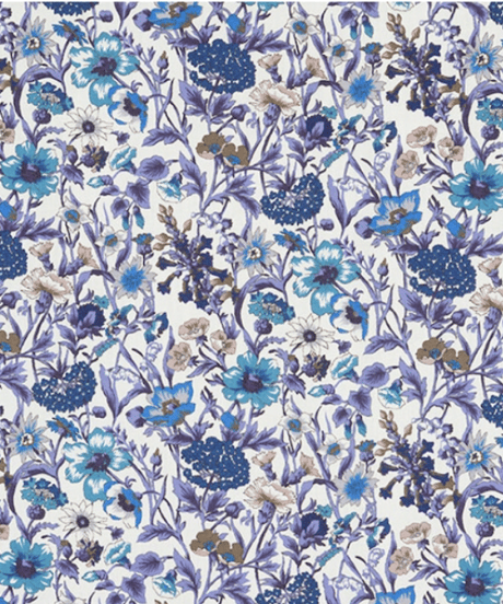 SQUARE APRON (Short) / LIBERTY Rachel (blue)