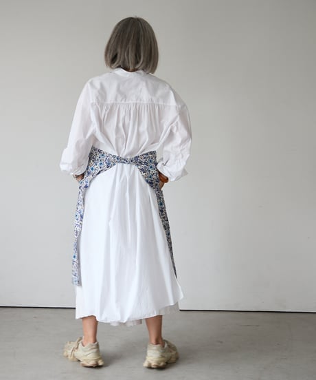 SQUARE APRON (Short) / LIBERTY Rachel (blue)