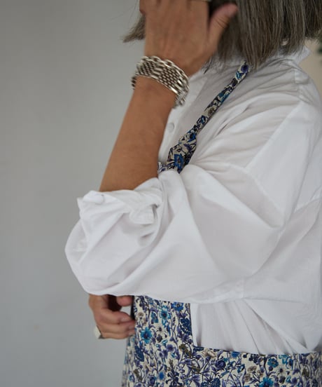 SQUARE APRON (Short) / LIBERTY Rachel (blue)