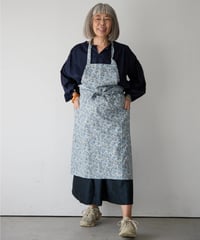 SQUARE APRON (Short) / LIBERTY Chive (blue)