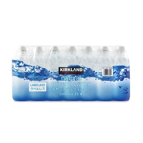 天然ミネラルウォーター 500ml x 35本