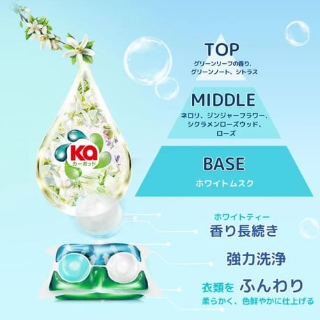 カーポッド 部屋干しEX 衣料用洗濯洗剤 ジェル マジック ボール 120粒