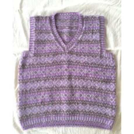 ベストの編み図