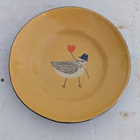 鳥シリーズ　丸皿 | 色化粧の器