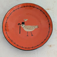 鳥シリーズ　丸皿 | 色化粧の器