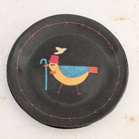 鳥シリーズ　丸皿 | 色化粧の器