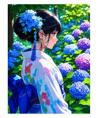 6月の「紫陽花」【Mꕀ☆】