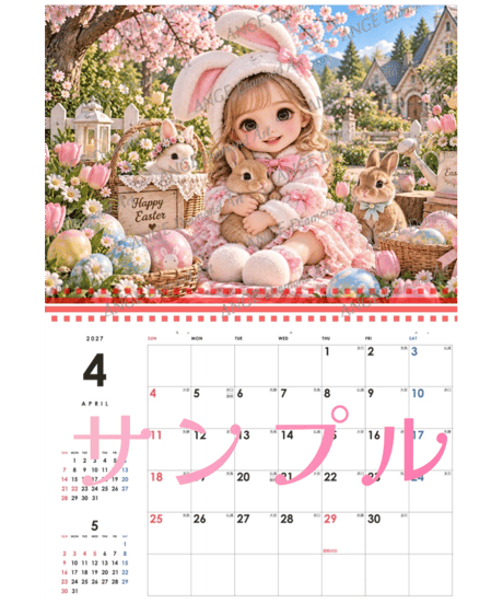 カレンダー BABY Collection  2027【M-☆】