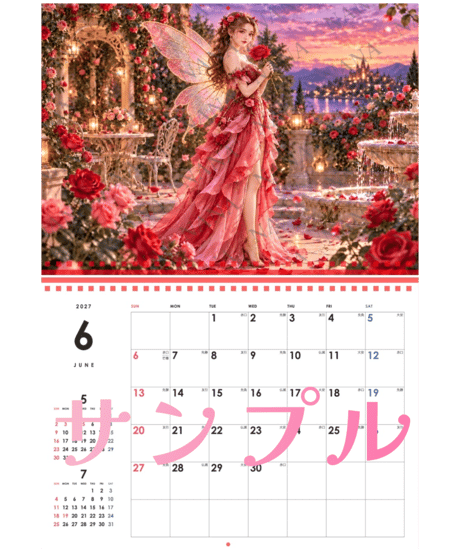 カレンダー 花と妖精コレクション 2027【NANA】