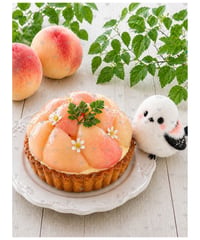 シマエナガカフェシリーズ　桃のタルト【vivi】