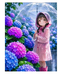 雨の日と女の子【Mꕀ☆】