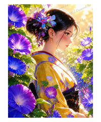 8月の「朝顔」【Mꕀ☆】