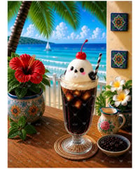 シマエナガカフェシリーズ　ドーナツ【vivi】