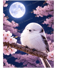 シマエナガ夜桜【M-☆】