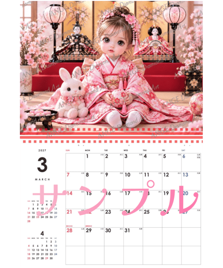 カレンダー BABY Collection  2027【M-☆】