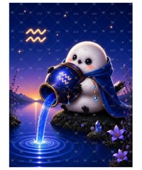 シマエナガ星座みずがめ座【vivi】