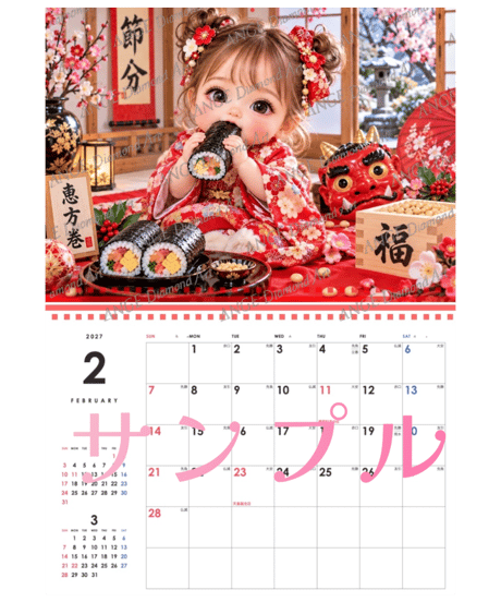 カレンダー BABY Collection  2027【M-☆】