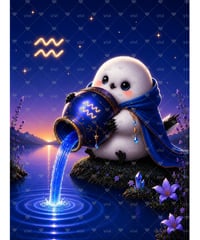 シマエナガ星座みずがめ座【vivi】