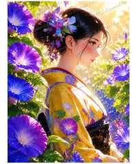 8月の「朝顔」【M-☆】