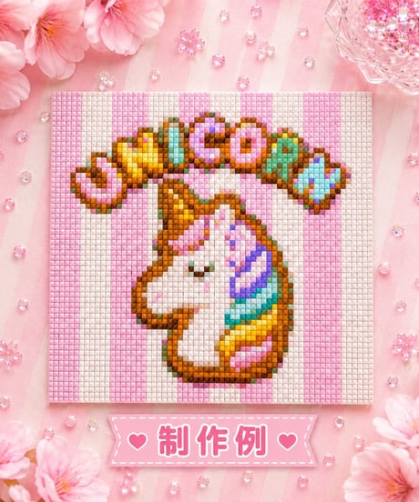 6つのスイーツ詰め合わせ ミニダイヤモンドアート 樹脂ビーズ 初心者さんにも