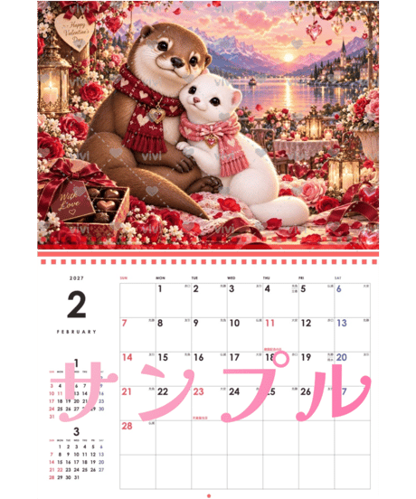 カレンダー 小さな恋人たち〜Special Edition〜 2027【vivi】