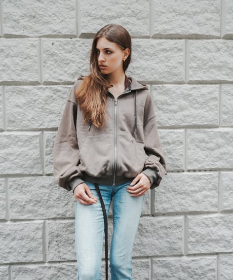 AGING ZIP UP HOODIE