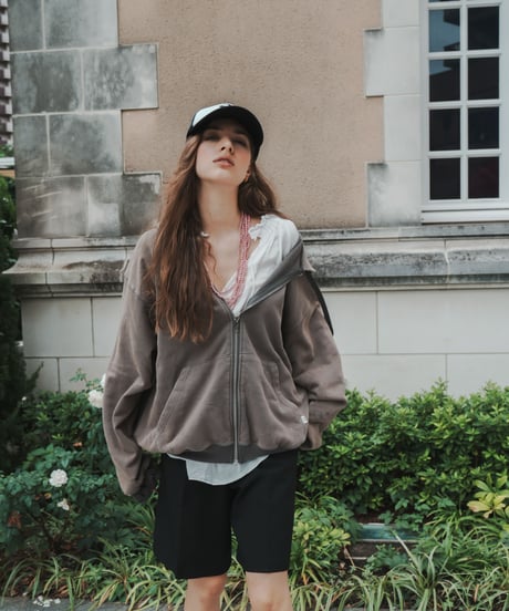 AGING ZIP UP HOODIE