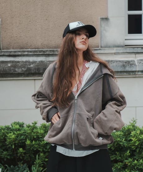 AGING ZIP UP HOODIE