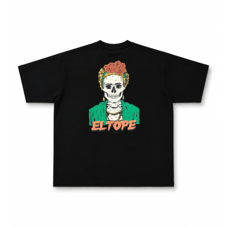 ELTOPE x HIROTTON T-SHIRTS-BLACK