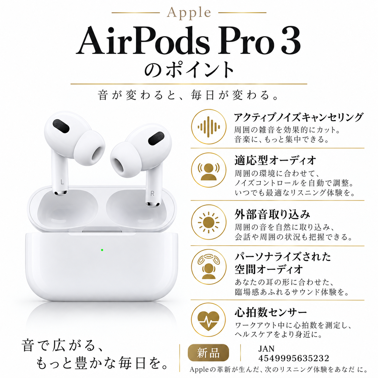 Apple AirPods Pro 3 | これならSHOP
