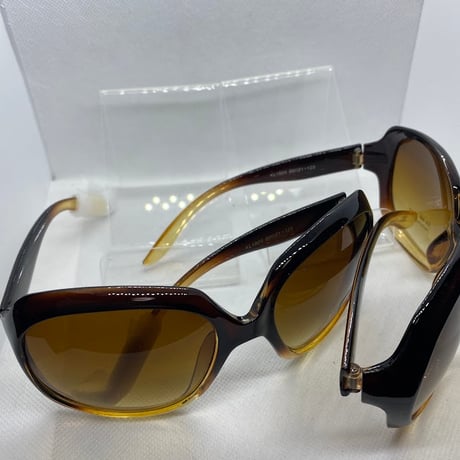 サングラス 2個セット ブラウン系 UV400 CE